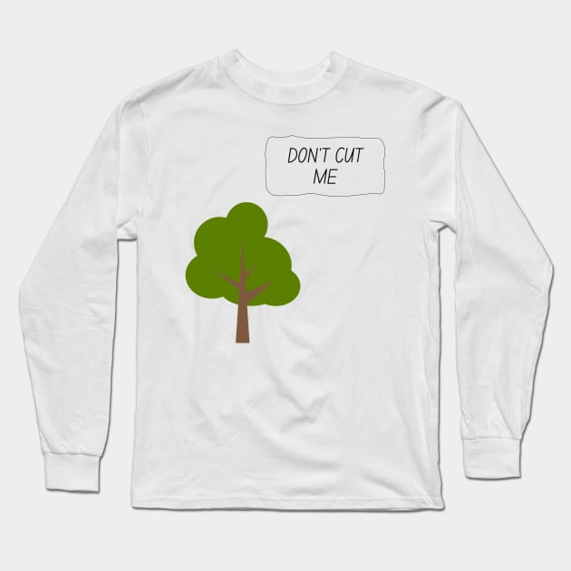 Tree conversation save tree Long Sleeve T-Shirt by emofix